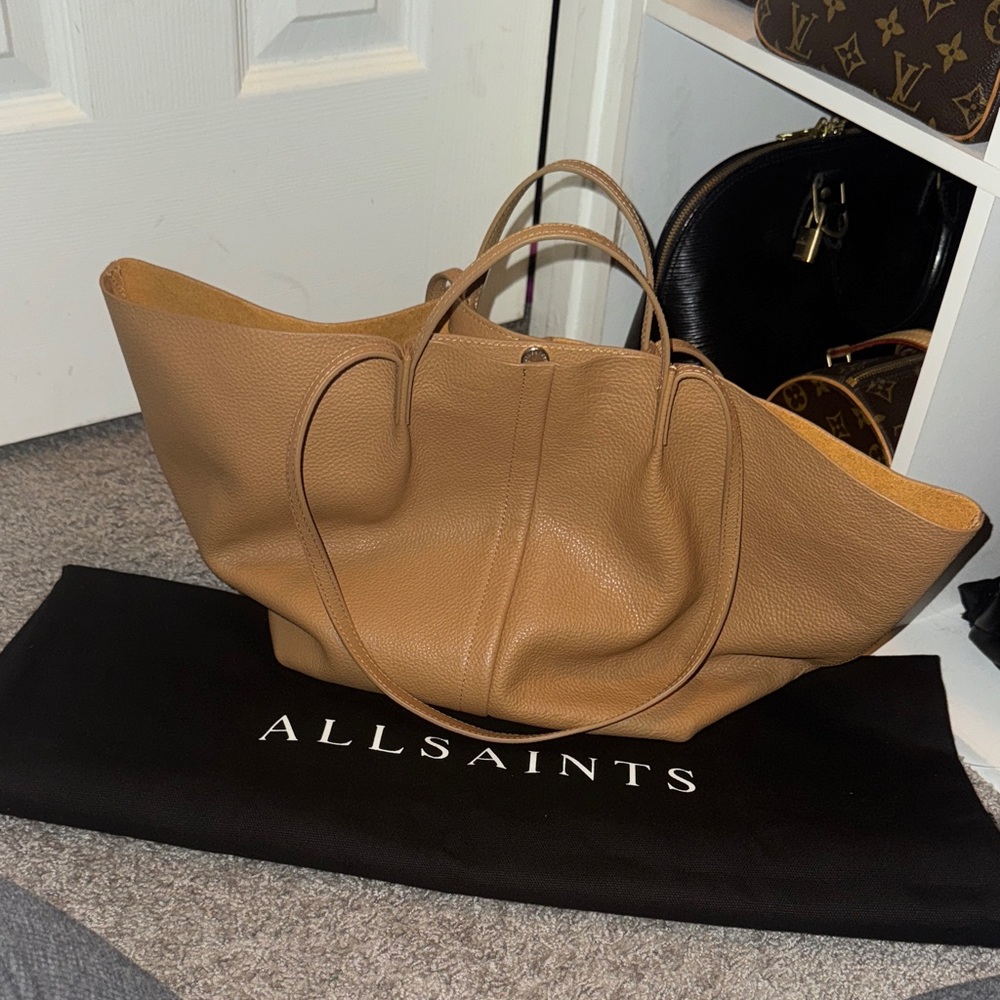 Brand new All Saints Brown Leather Tote